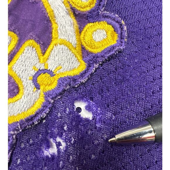 Vintage Bob McCarthy Purple Gold Crown Jersey LA Kings Style Medium - Picture 5 of 9